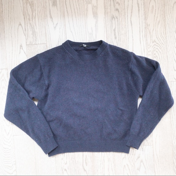 uniqlo / crop wool sweater - Picture 1 of 7